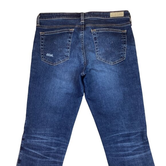 Adriano Goldschmied Legging Skinny Jeans Distressed Raw Hem Womens 30R - Picture 5 of 12